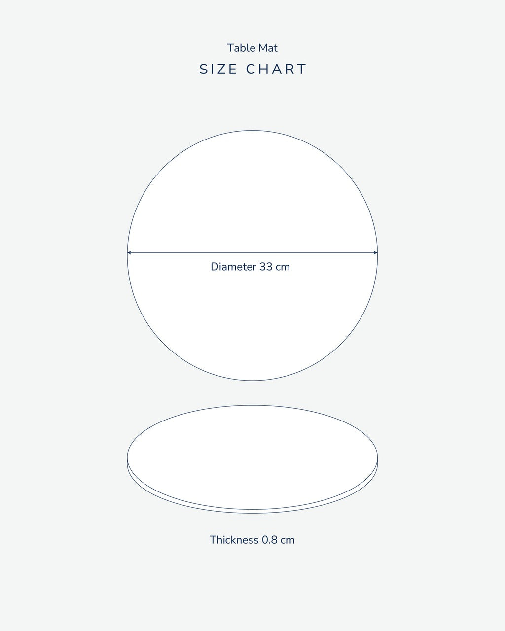 Monstrera Printed round placemats Pack of 4