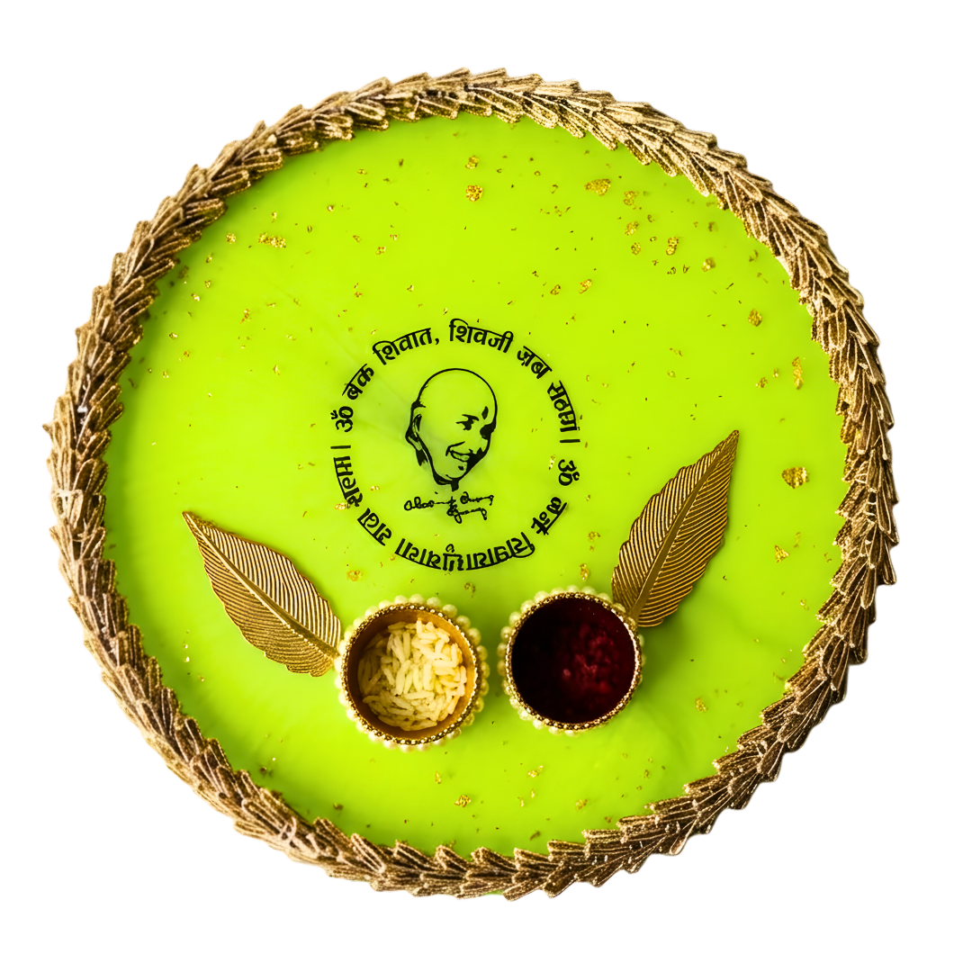 Handcrafted Resin Devotional Thali