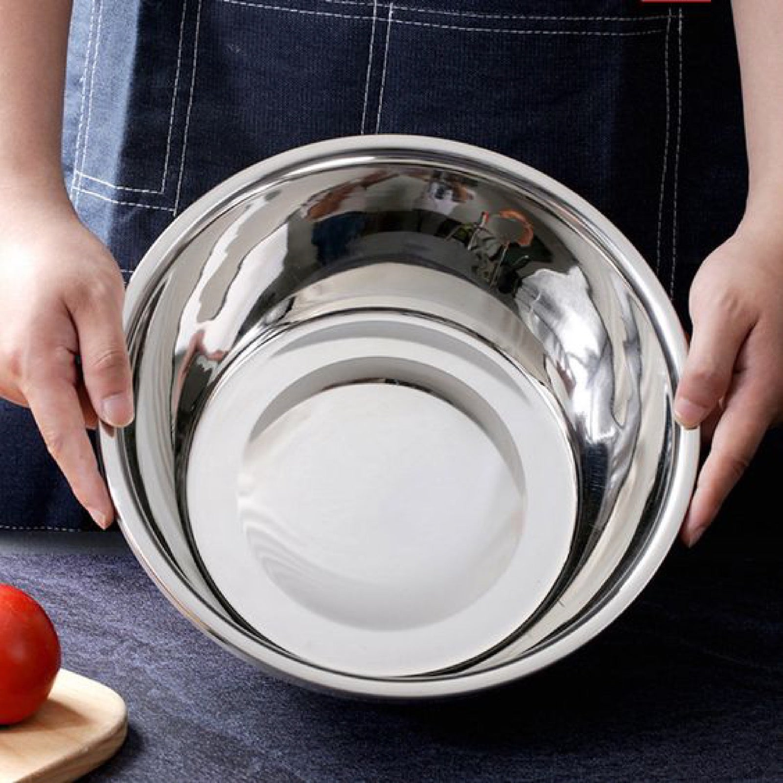 9 INCH STAINLESS STEEL MIXING BOWL