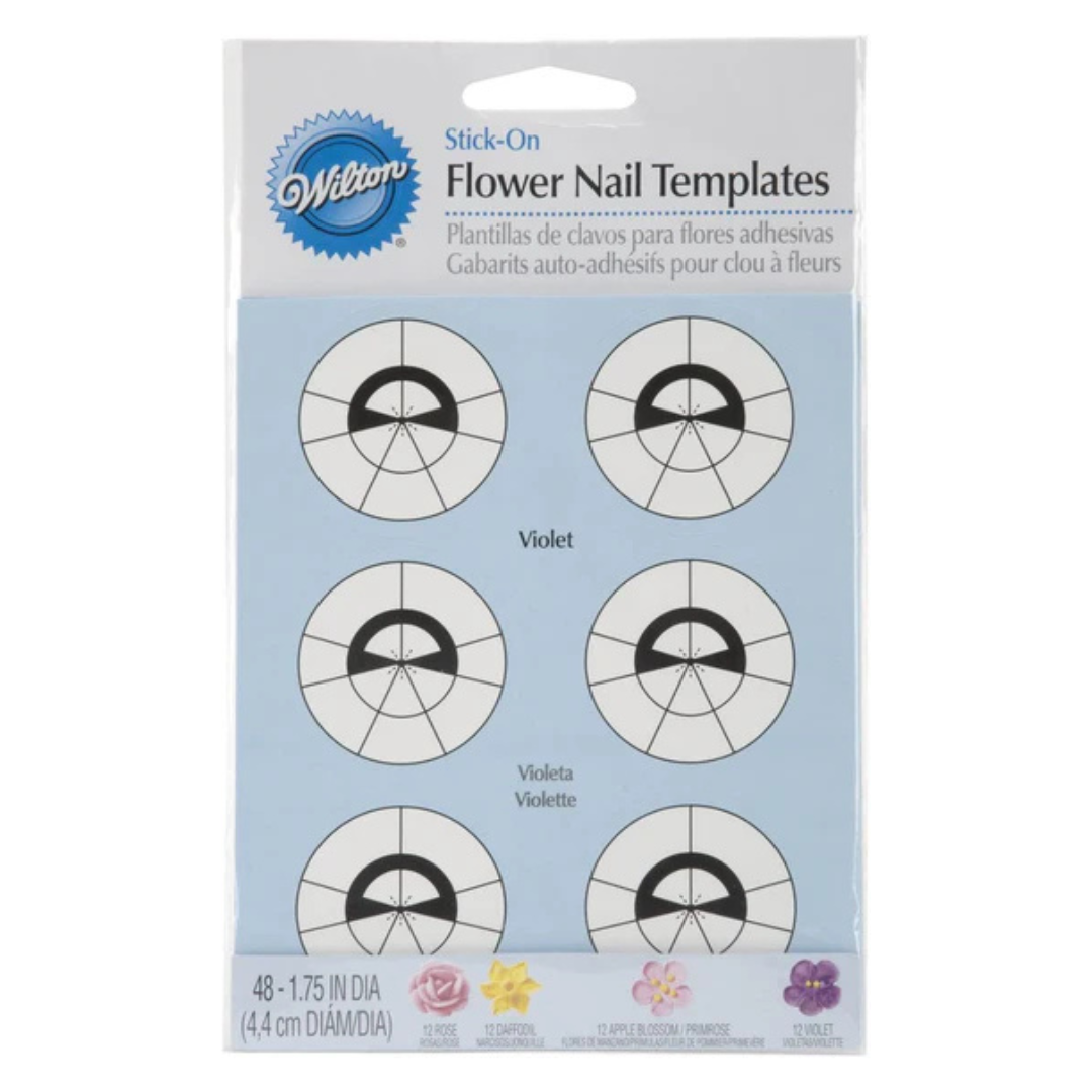 FLOWER NAIL TEMPLATES