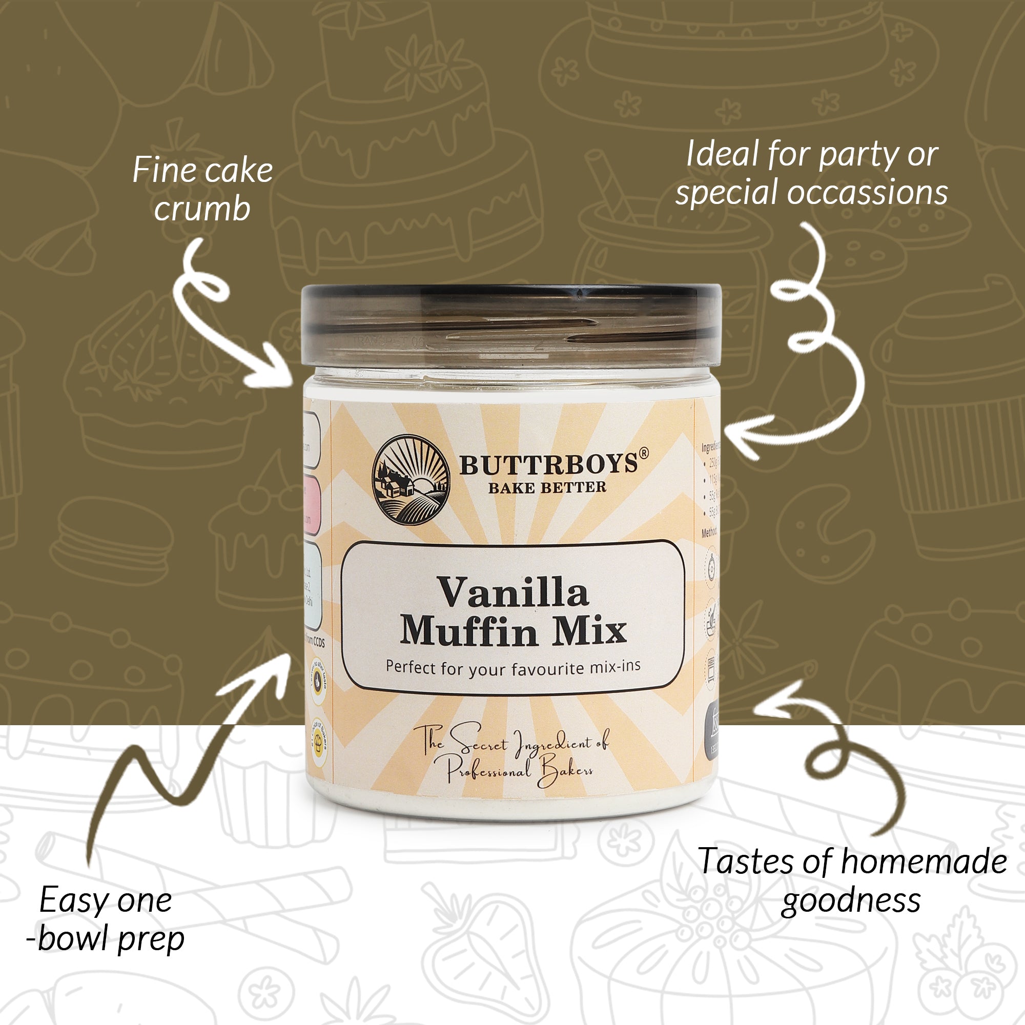 VANILLA MUFFIN MIX